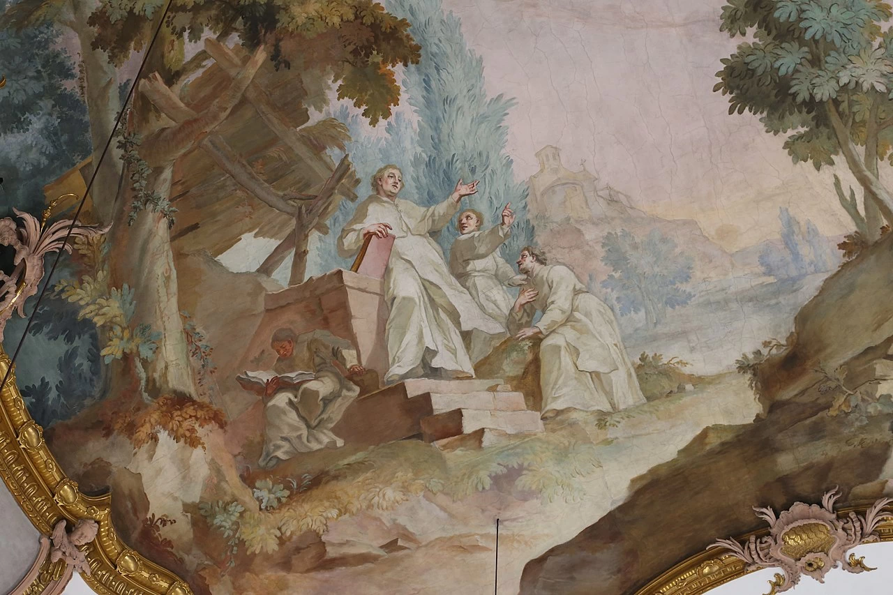 Affresco del coro dei Santi Pietro e Paolo a Freising 3